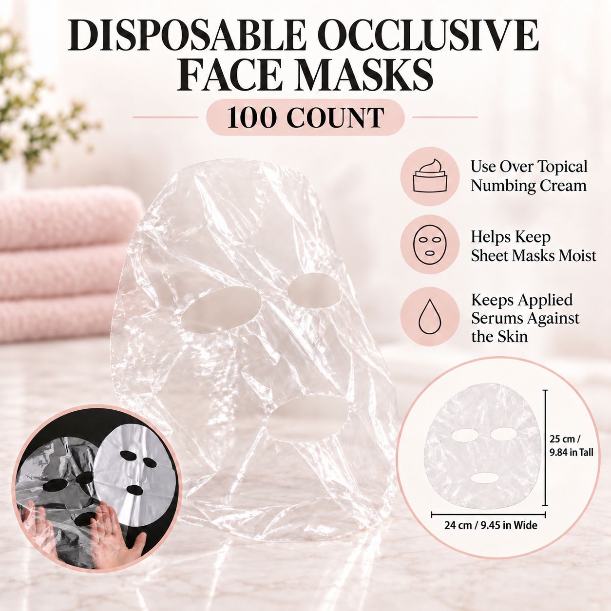 Face Occlusive Mask - 100 Count Face Occlusive Mask - 100 Count