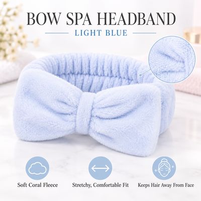 Facial Spa Headband - Blue