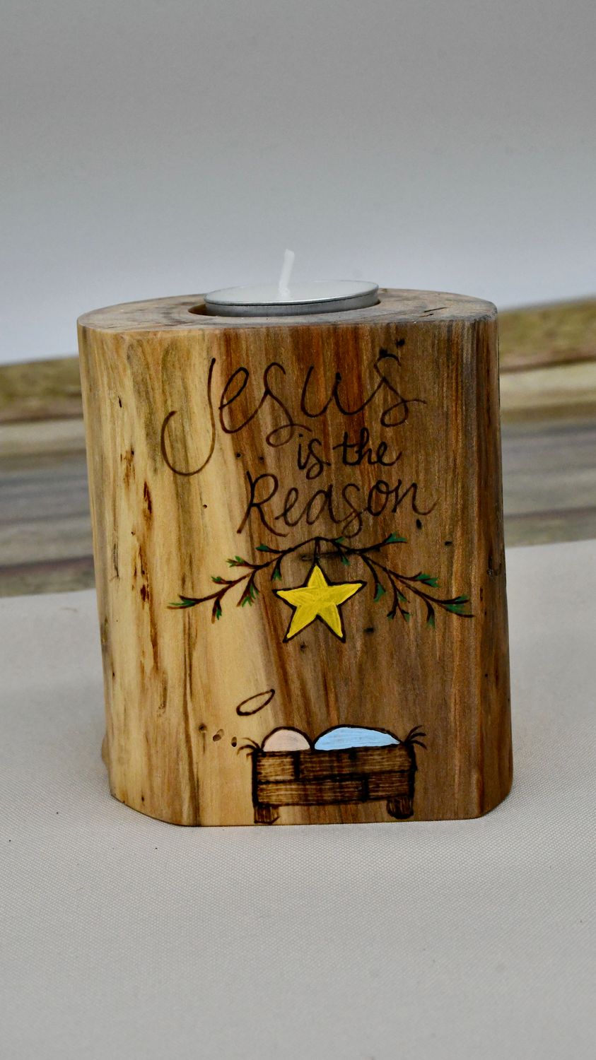 Jesus Is The Reason | Candleholder