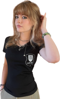 ‘Liever Dood Dan Slaaf’ Dames T-shirt, Zwart, Wit , Rood en Grijs. GRATIS VERZENDING