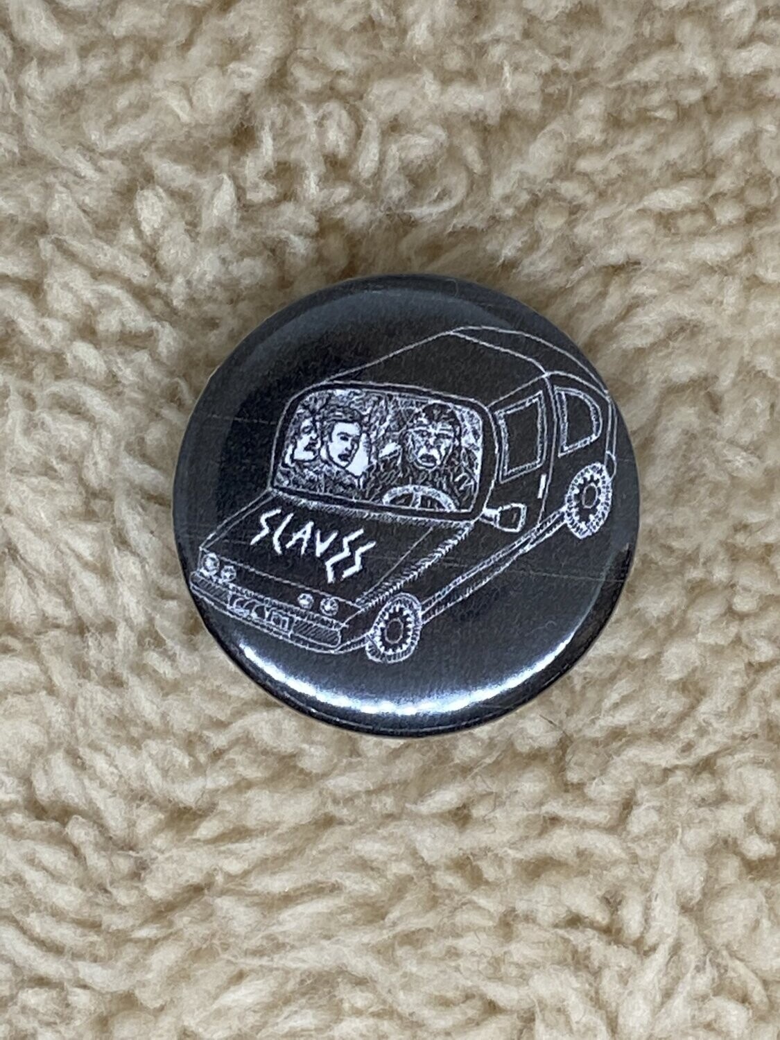 Slaves Car pin badge