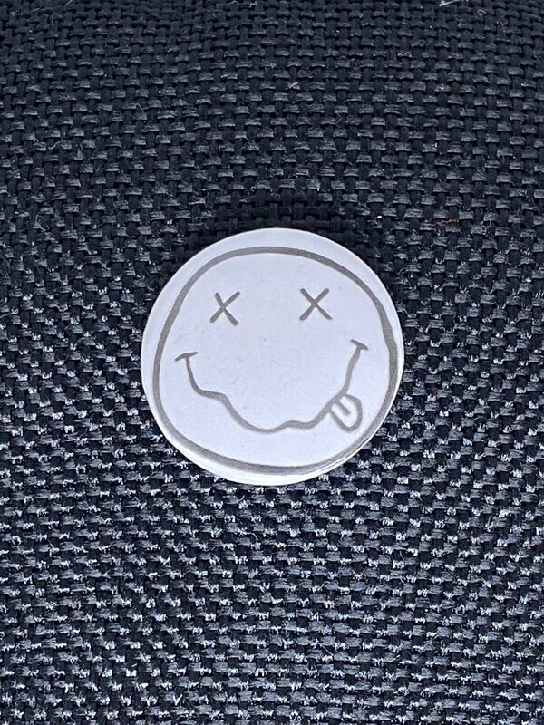 Nirvana Smiley Face Badge