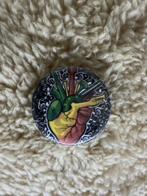Reggae Heart Badge