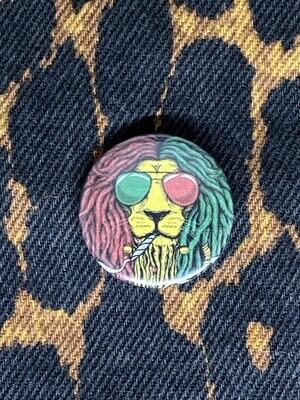 Reggae Lion Badges