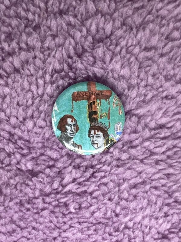 Lee Scratch Perry art Badge