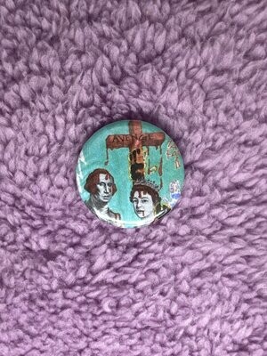 Lee Scratch Perry art Badge