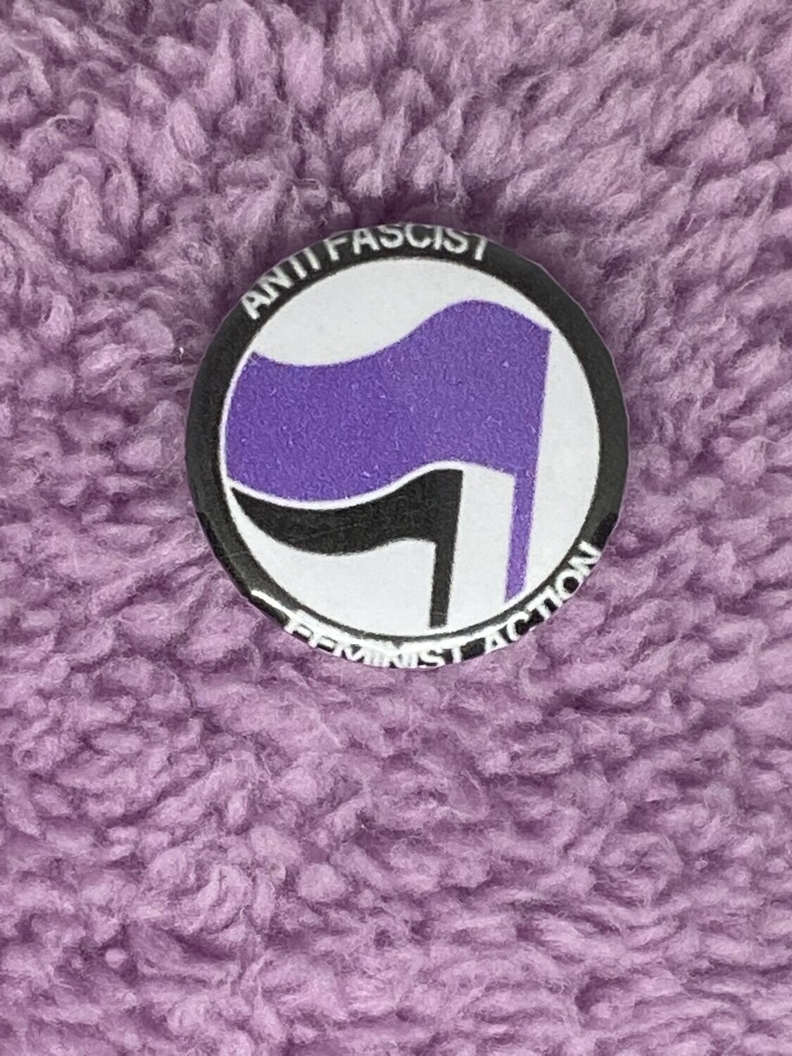 Antifa - Feminist Action Badge