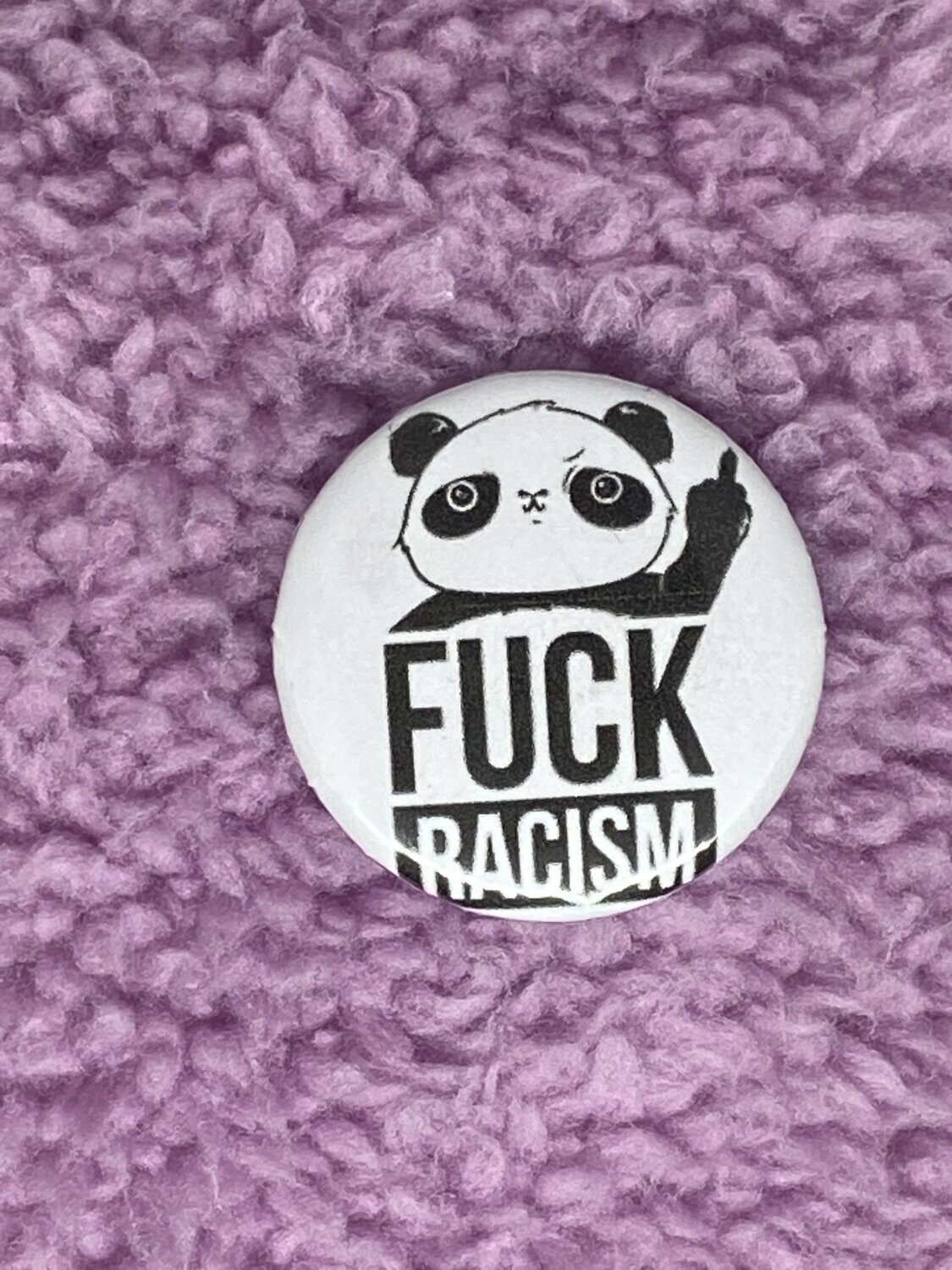 Antifascist Panda Badge