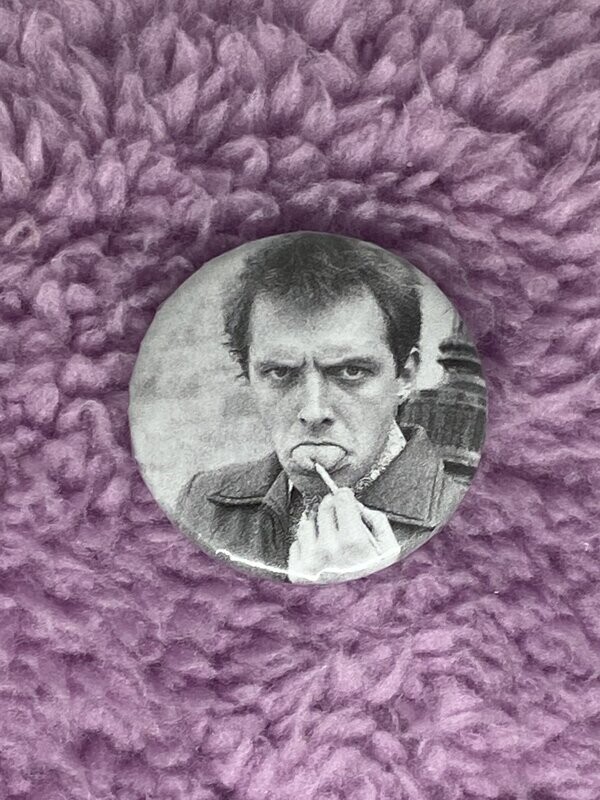 Rik Mayall Badge