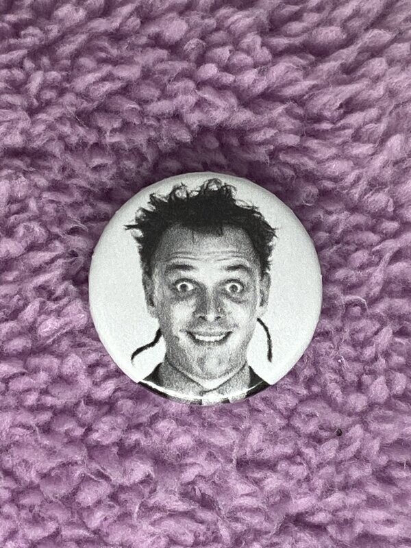 Rik Mayall Badge