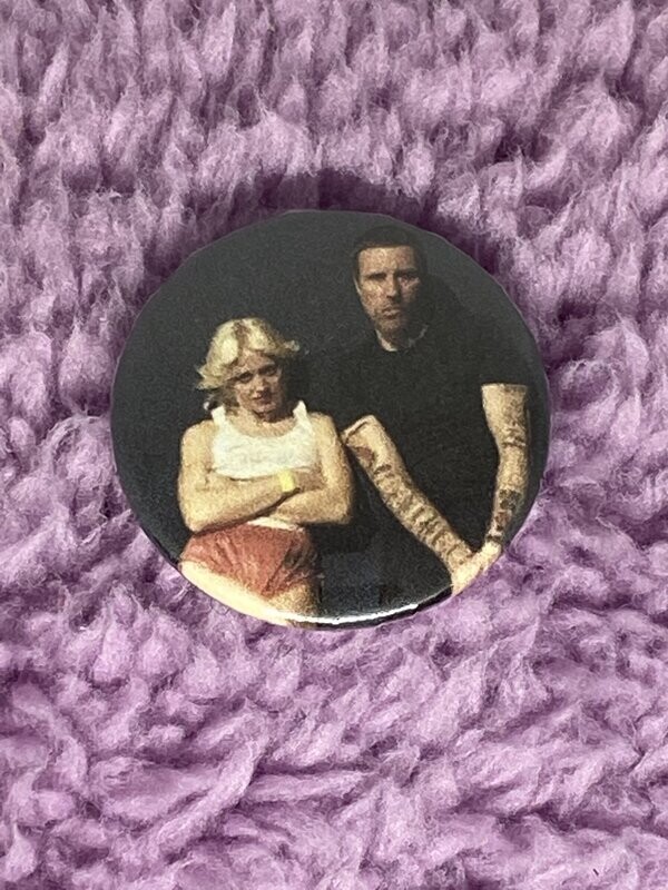 Sleaford Mods and Amyl and the Sniffers Badge