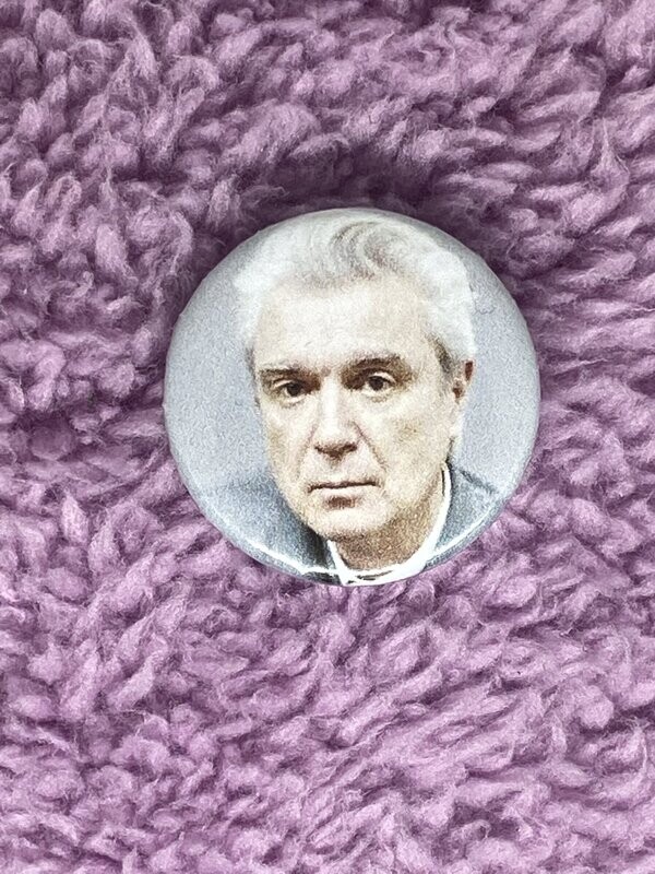 David Byrne Badge