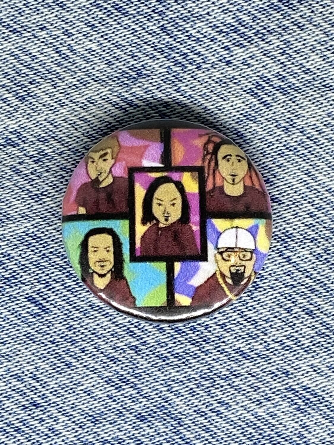 Korn cartoon Badge