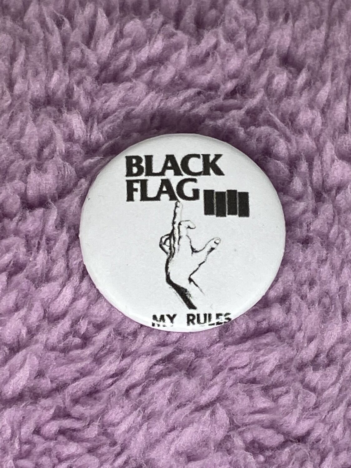 Black Flag My Rules Badge