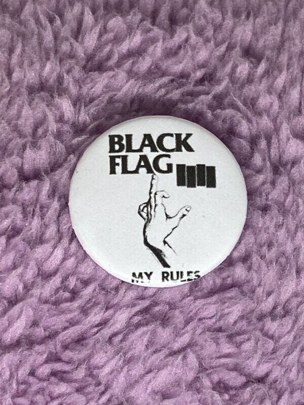 Black Flag My Rules Badge