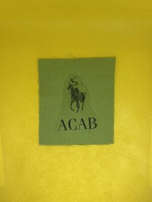 ACAB Patch green
