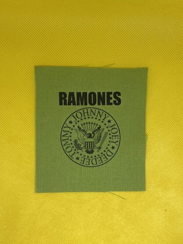 Ramones Patch green