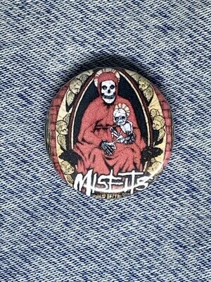 Misfits red ghost Badge