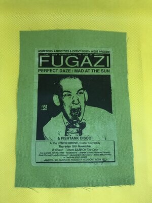 Fugazi original gig poster Patch