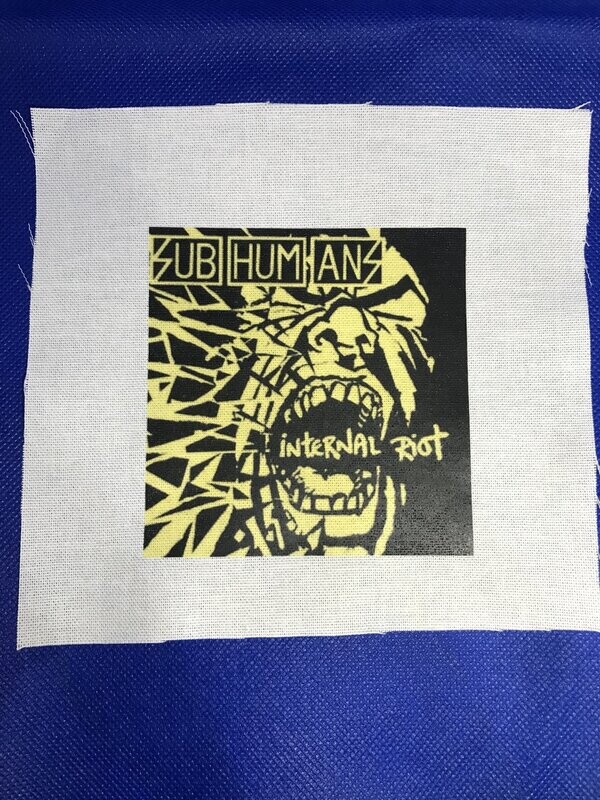 Subhumans  internal riot Patch