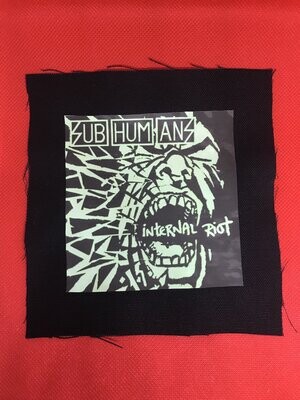 Subhumans  internal riot Patch