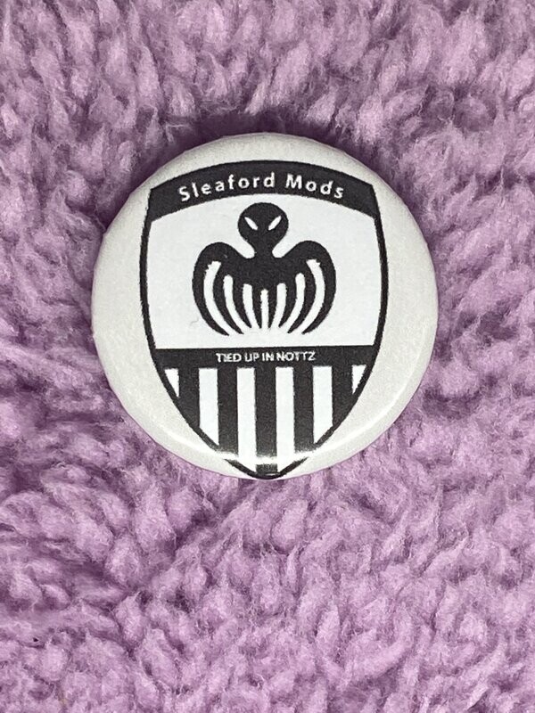 Sleaford Mods octopus Badge