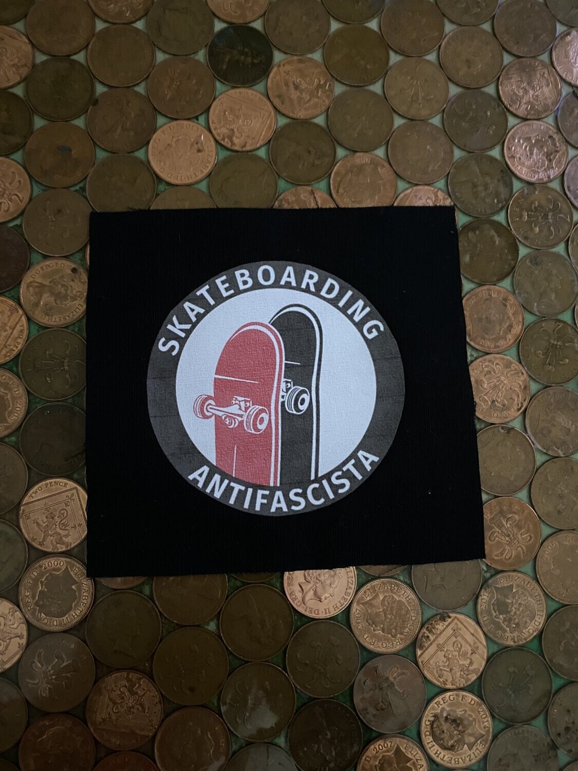 Skateboarding Antifascista Patch