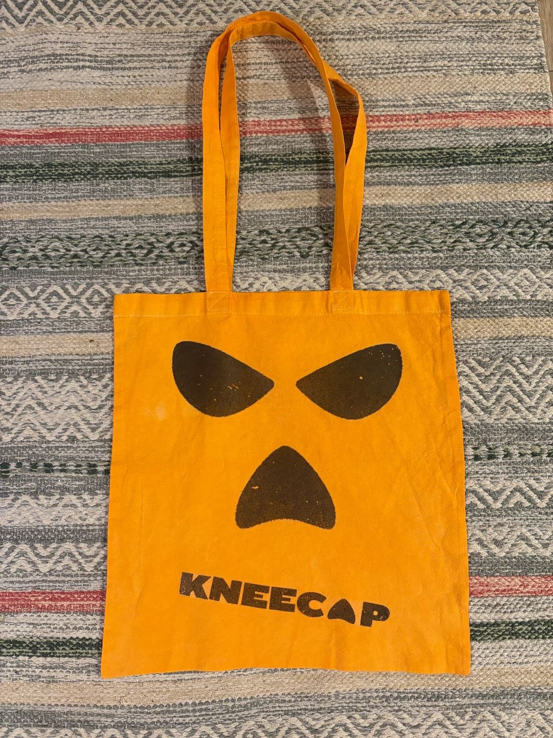 Kneecap - orange Tote Bag