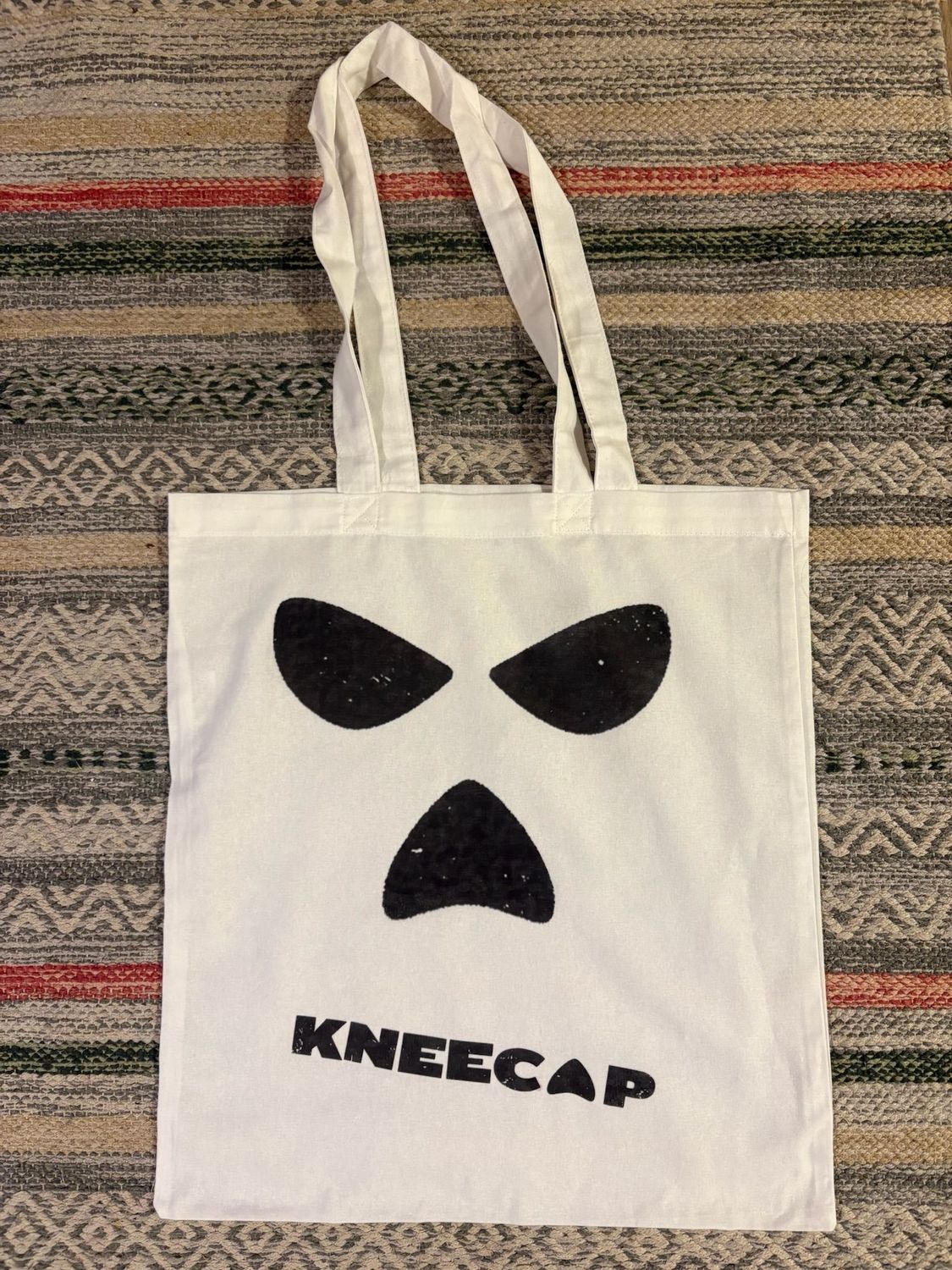 Kneecap - white Tote Bag