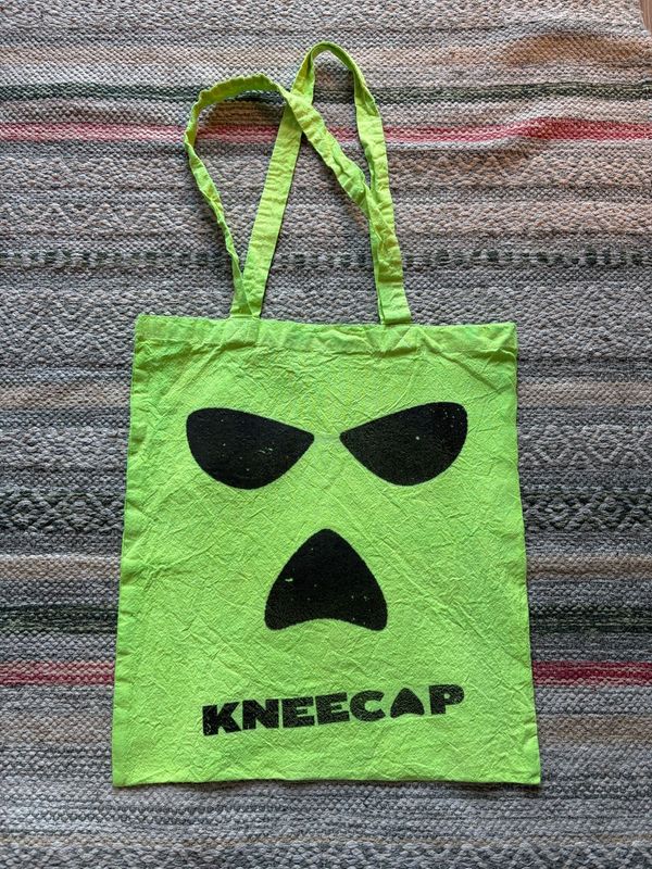 Kneecap - green Tote Bag