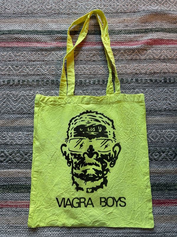 Viagra Boys - yellow Tote Bag