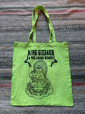 King Gizzard and the Lizard Wizard - green Tote bag