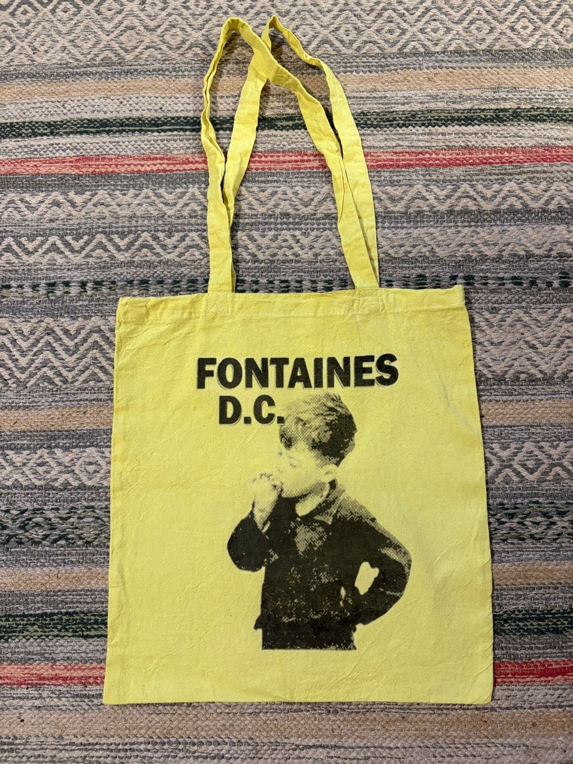 Fontaines DC - yellow Tote Bag