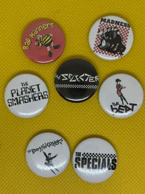 Ska set - 7 badges