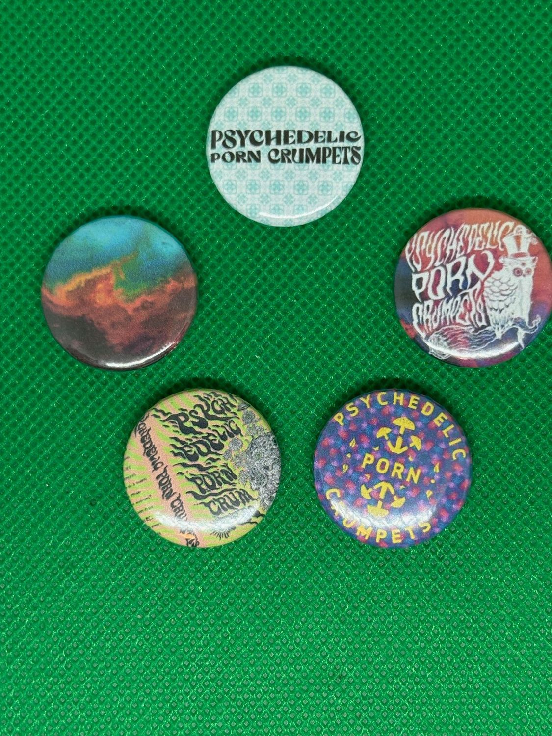 Psychedelic Porn Crumpets - Set of 5