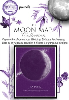 Moon Map Original Collection - Purple Splash
