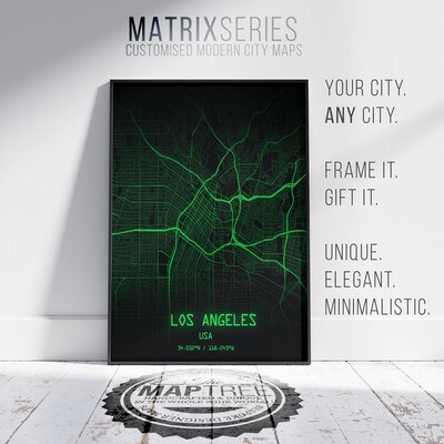 Los Angeles Matrix Green