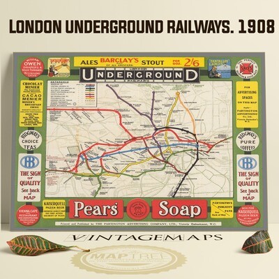 London Underground Railways, 1908