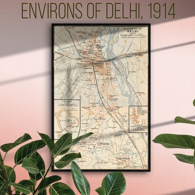 Plan of Delhi, 1914