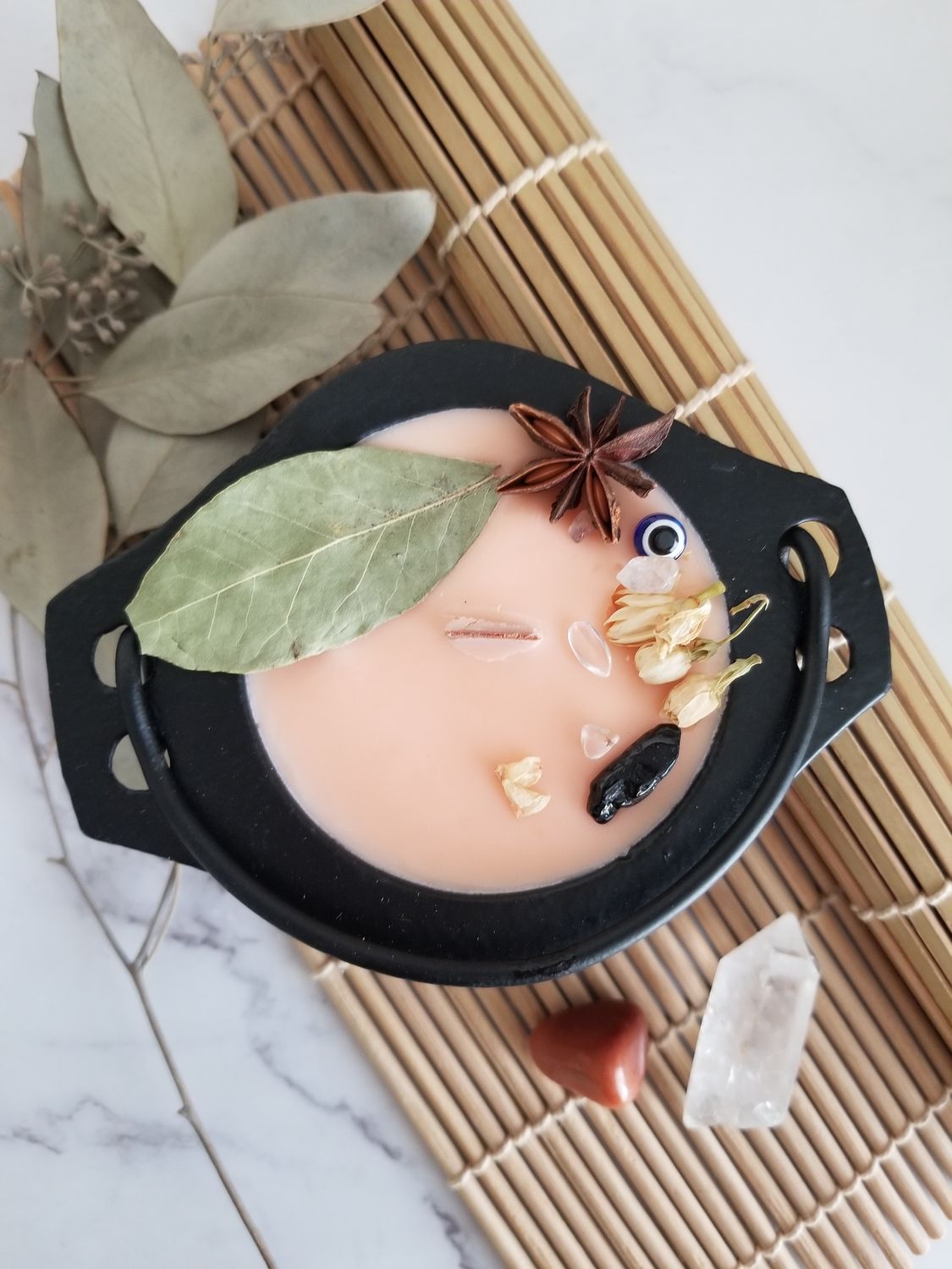 Cauldron Candle - Fiery Wall of Protection