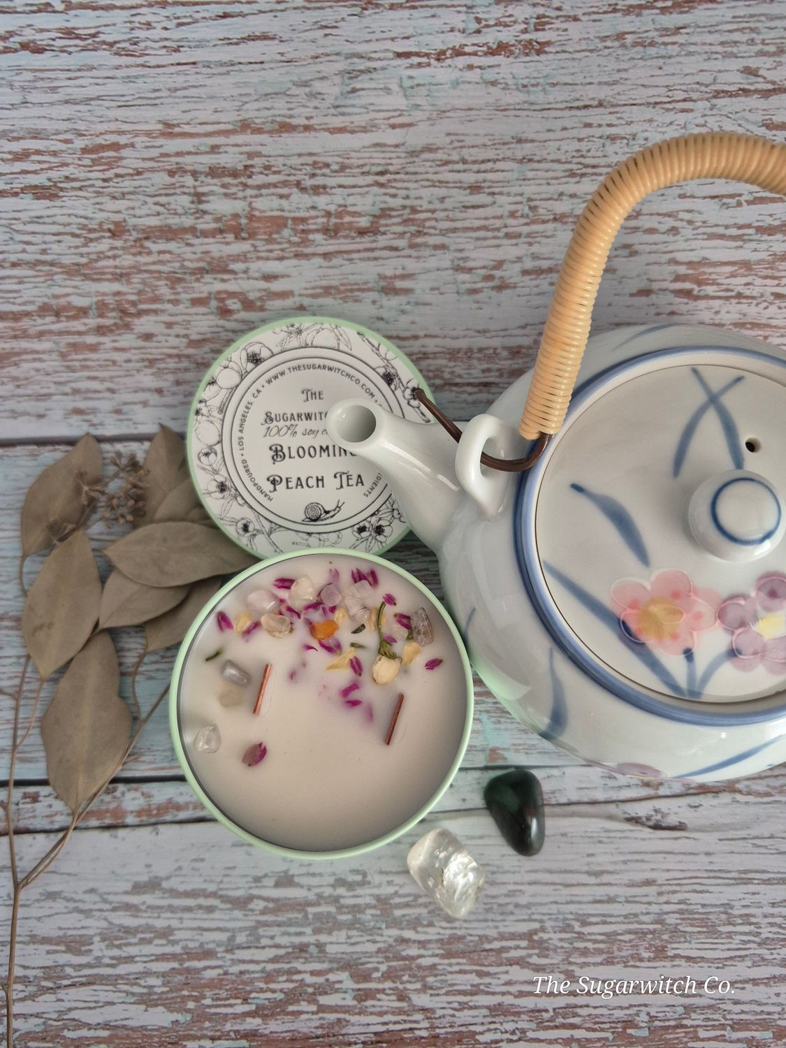 Botanical Candle - Blooming Peach Tea