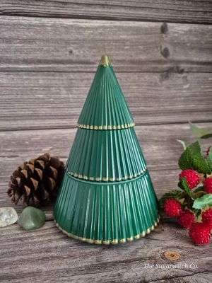 Glass Tree Botanical Candle - Winter Hinoki