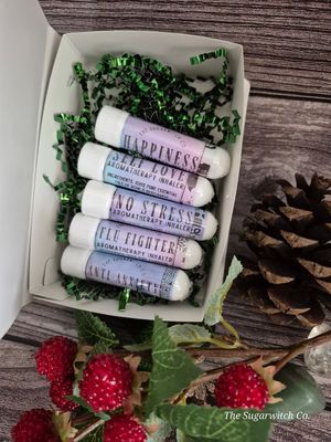 Apothecary Library Gift Set - Aromatherapy Inhaler Faves