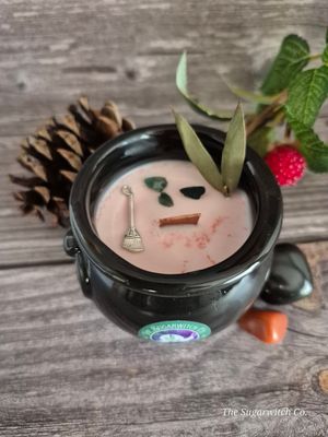 Ceramic Cauldron Candle - Krampusnacht