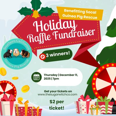 Raffle Tickets benefitting SoCal Guinea Pig Rescue Raffle Tickets benefitting SoCal Guinea Pig Rescue