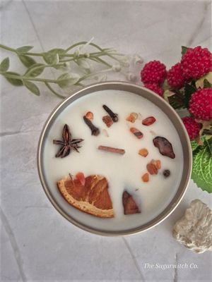 Intention Candle - Lucky Pomander Health Blessings