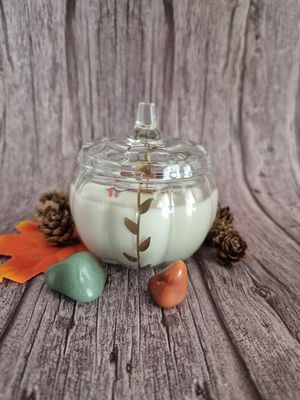 Mini Glass Pumpkin Candle - Casita de Pepita