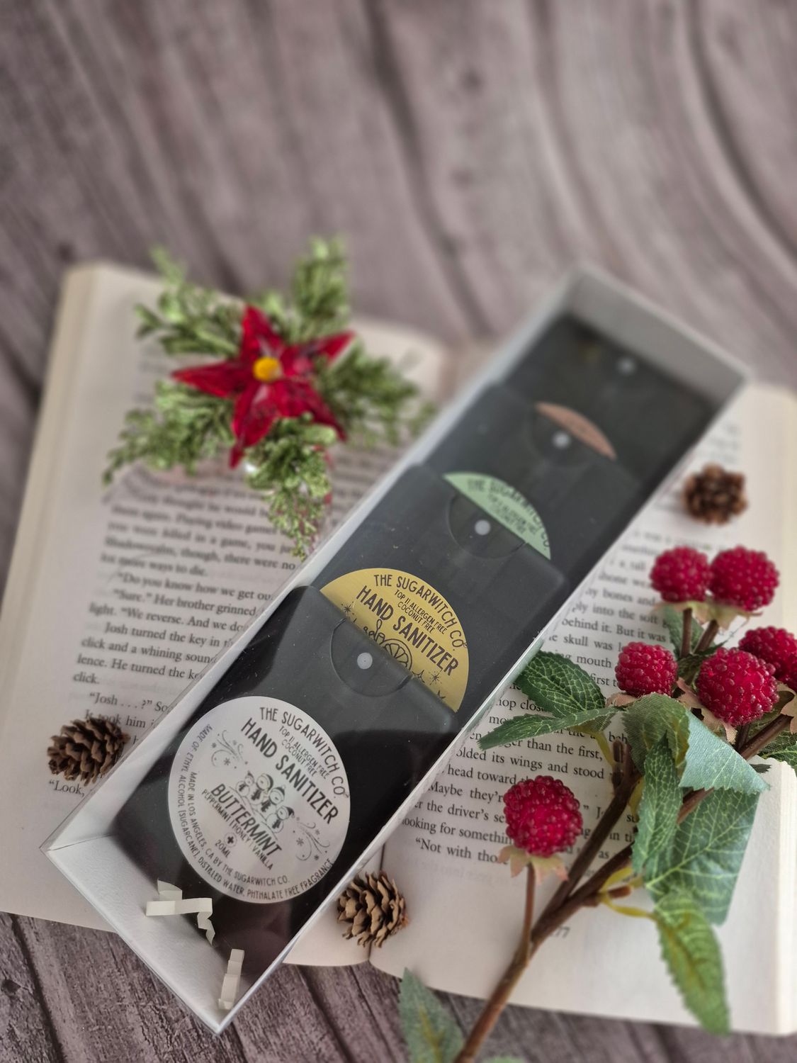 Apothecary Gift Set - Holiday Hand Sanitizers