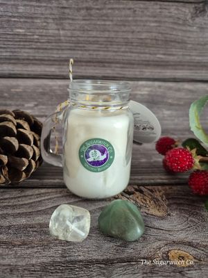 Glass Snowman Jar Candle - Lucky Pomander