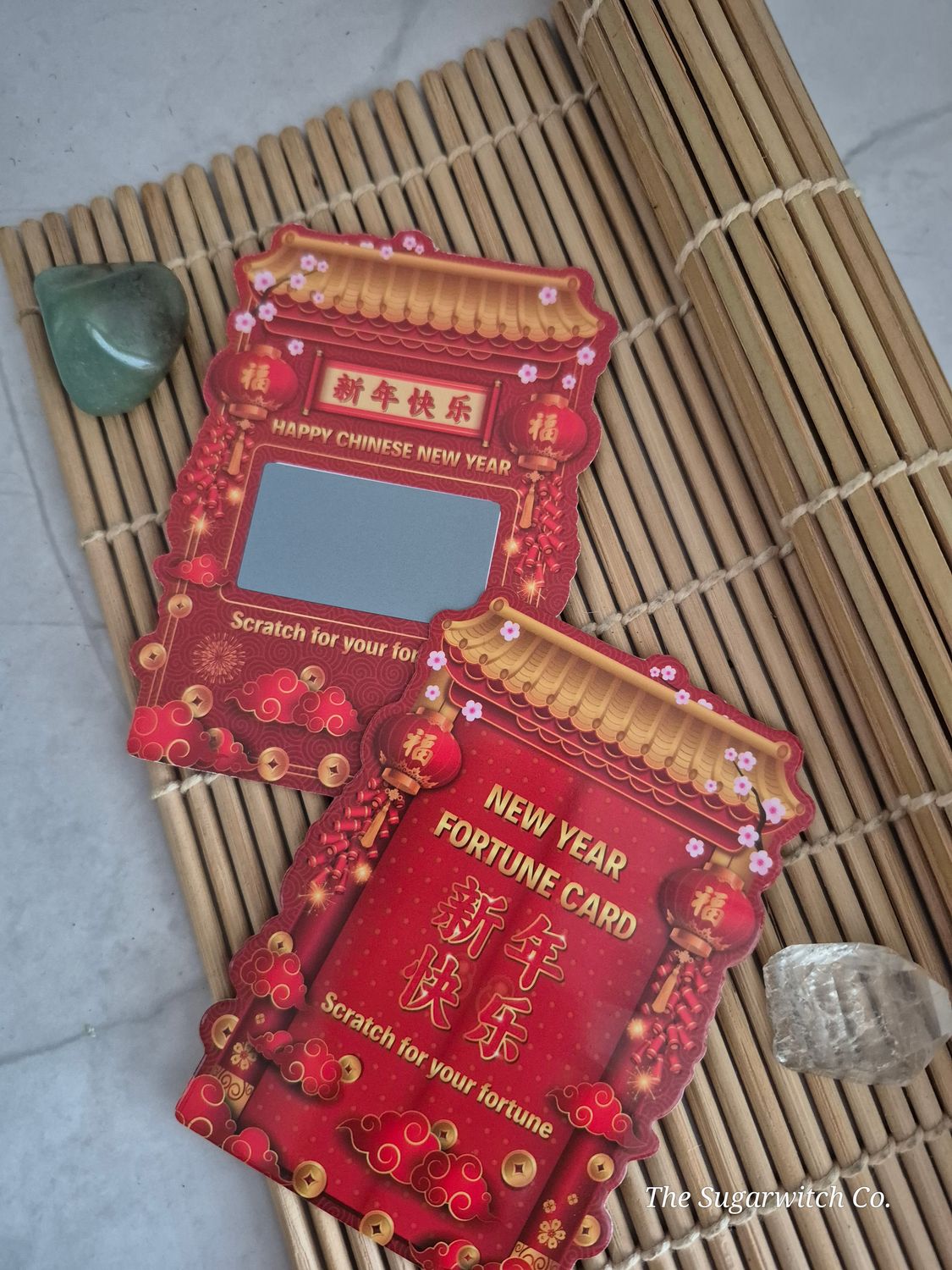 Lunar New Year Oracle Scratcher